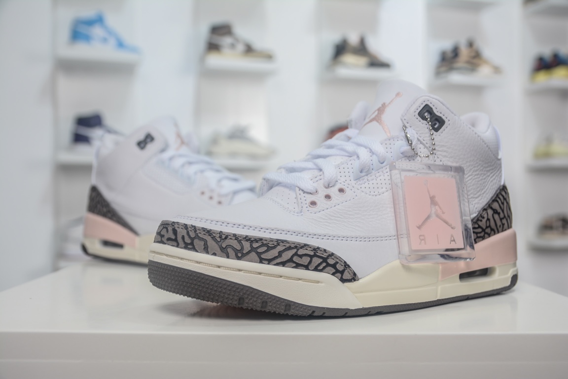 480  Air Jordan 3 ”Dark Mocha” 白棕粉 CK9246-102