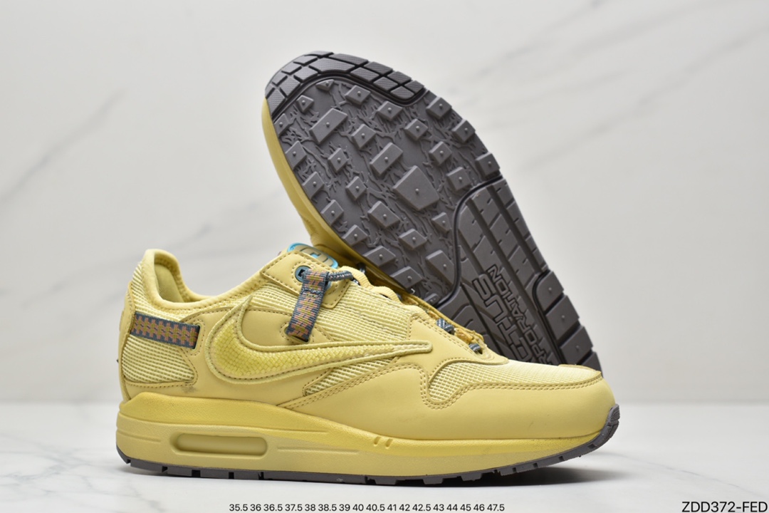 230 Travis Scott x Nike Air Max 1”Cactus Jack”低帮复古百搭休闲运动慢跑鞋DO9392-700