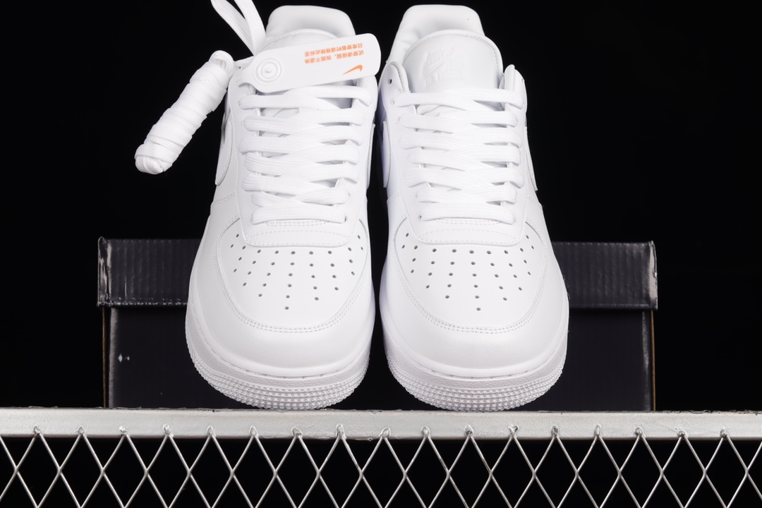 耐克nikeairforce107lowfresh空軍一號全皮純白低幫休閒板鞋dm0211100