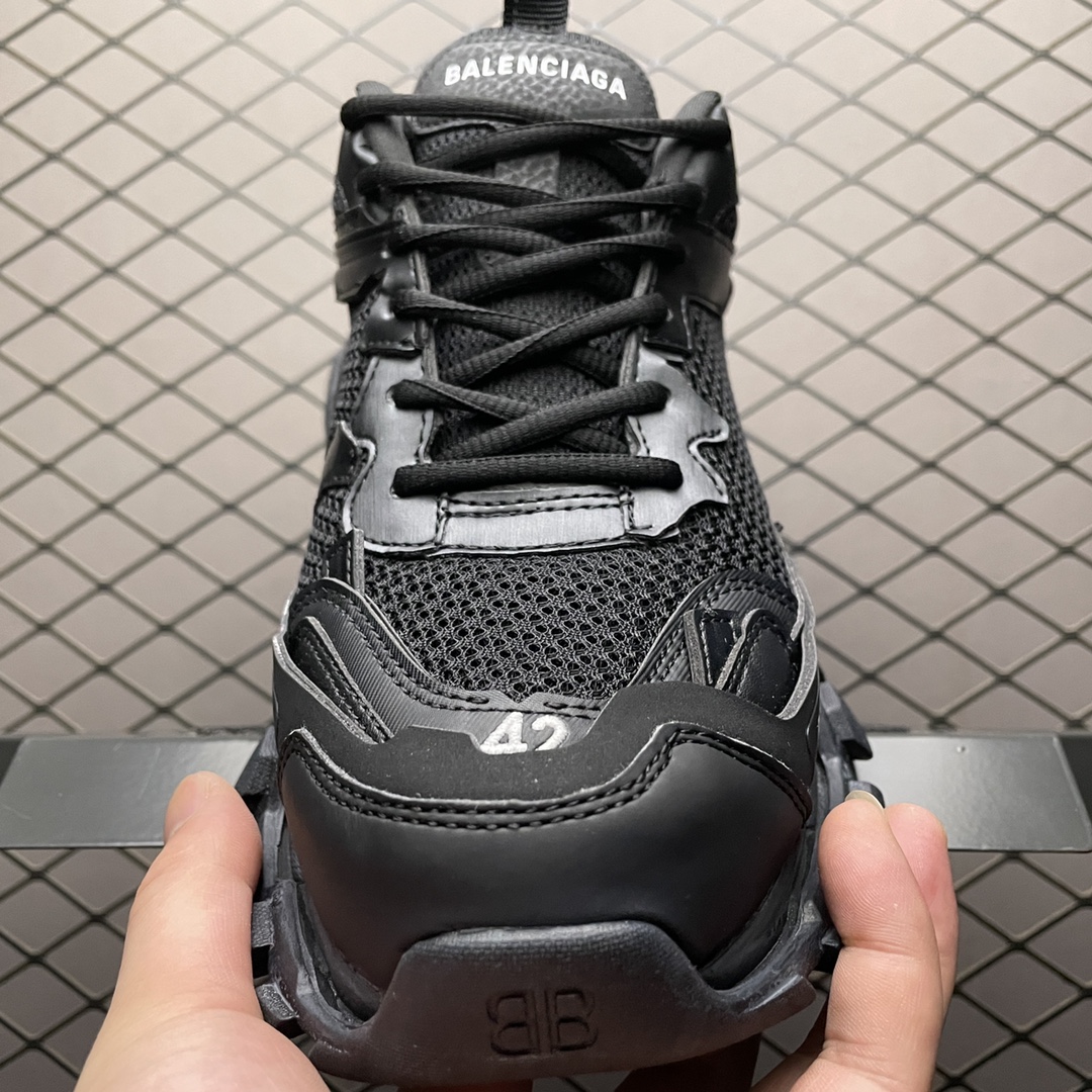 本地自取 Balenciaga 巴黎世家 Track 3 网面三代黑武士 夏季网面款同步官方 大盒 全新包装 尺码:36 37 38 39 40 9