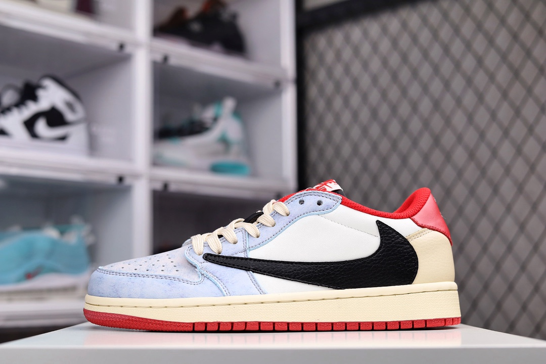 G0 公司级 Air Jordan 1 Retro High OG 倒勾 低帮 AJ1 乔丹1代 aj1 乔1 反向脚趾。亮点之处在于鞋侧的倒置 Swoosh。错版灵感来源于洛杉矶球鞋店铺收到一双特别的错版勾子倒过来，研发出反向勾的设计663YN