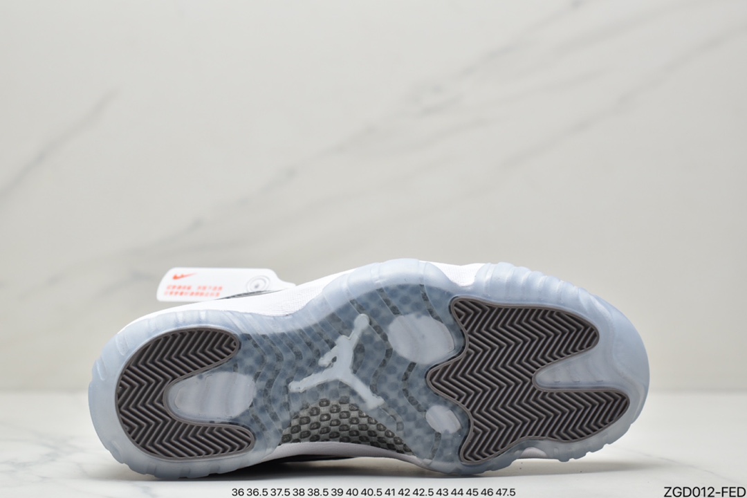 290  Air Jordan 11 Retro Low AJ11乔11 康扣 黑白低帮篮球鞋 528895