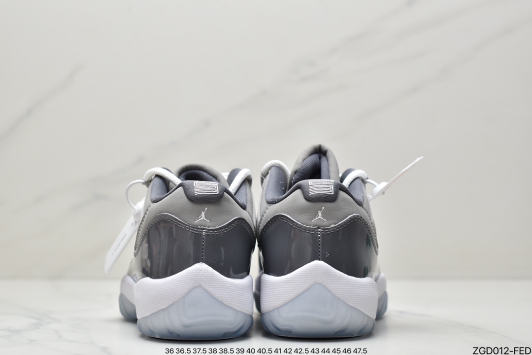 290  Air Jordan 11 Retro Low AJ11乔11 康扣 黑白低帮篮球鞋 528895