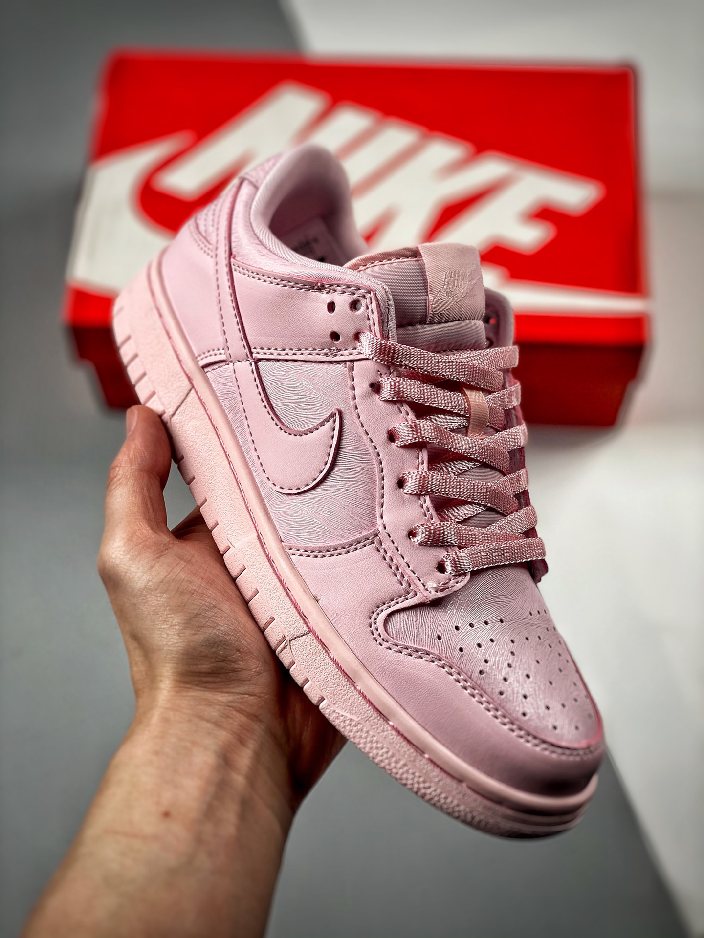 -2 Nk Dunk SB Low rosa chica, producción original de fábrica grande, lanzamiento inicial con fotos reales, material de …