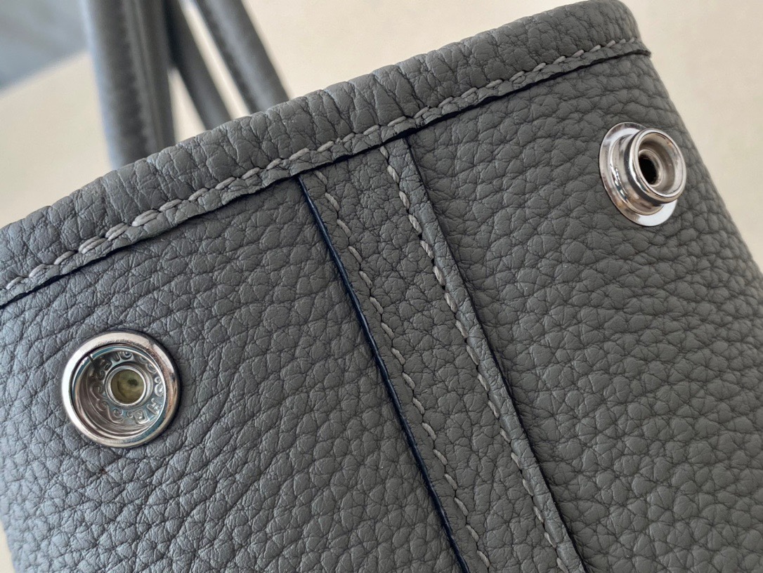 Elegant Garden Party 36 Tote Bag in Gray Negonda Leather - Perfect for Work 4 i1653875118 6861 2