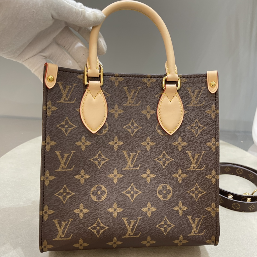 Louis Vuitton LV Sac Plat Handbags Crossbody & Shoulder Bags Yellow Monogram Canvas