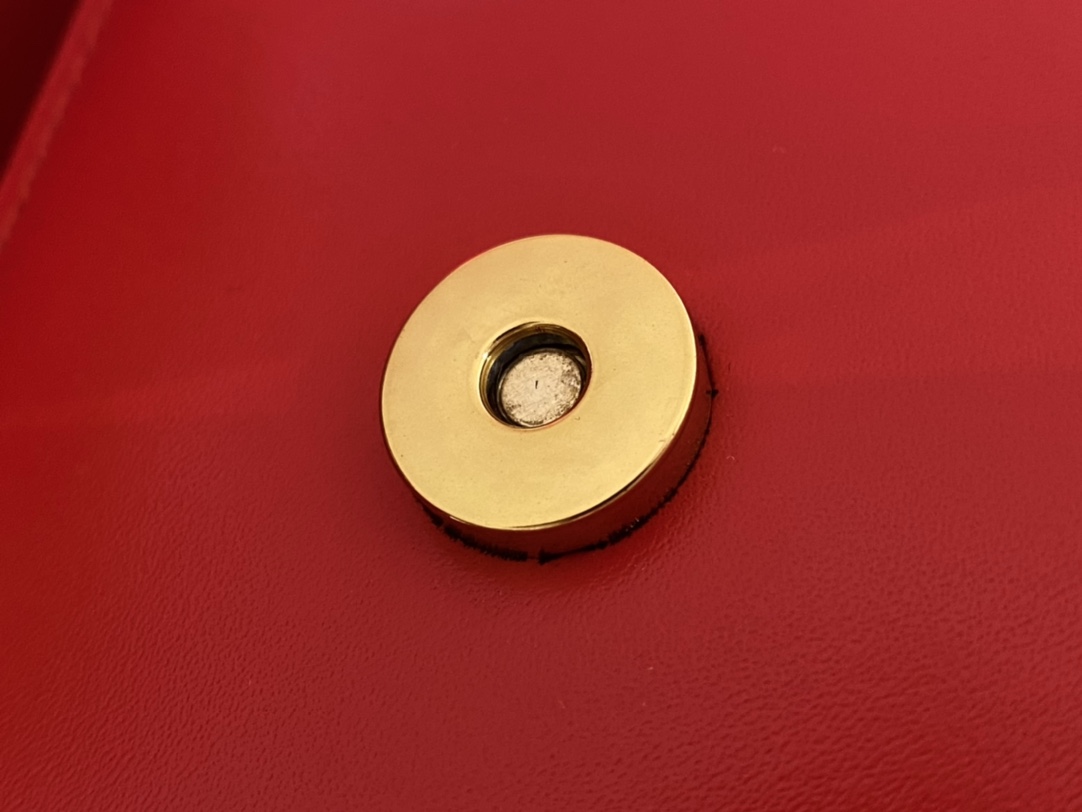 Balenciaga Hourglass XS 19CM BAG 平纹沙漏包 592833红色/金扣