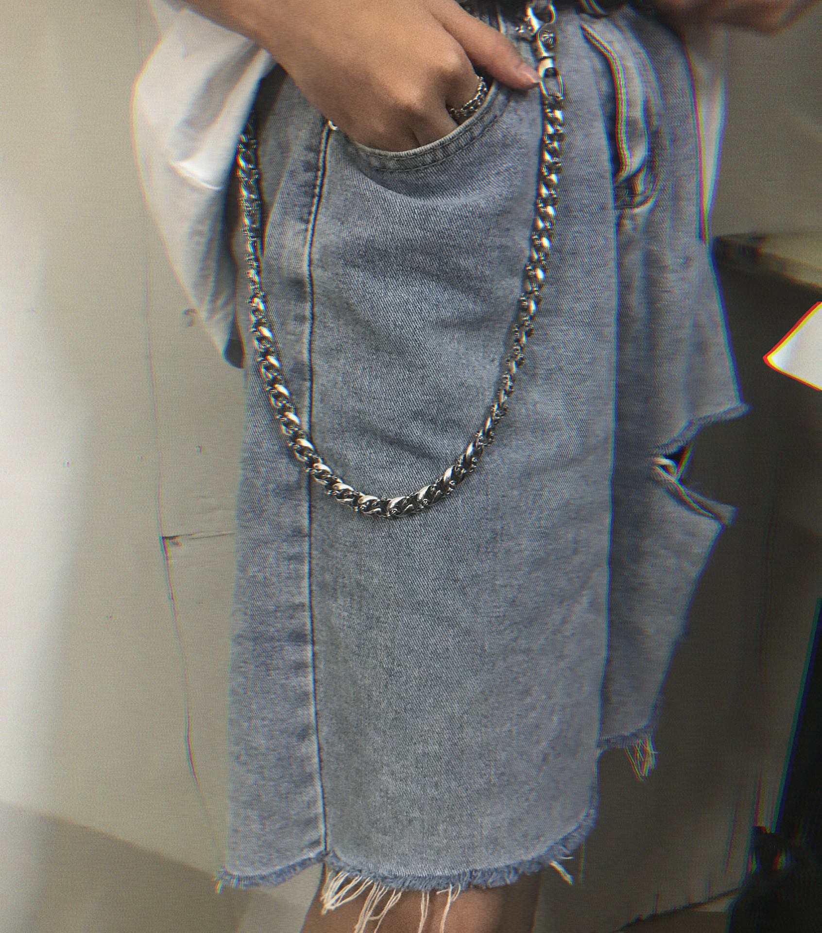 Crocodile double-buttoned bouquet, circle, crotch - 图片 3