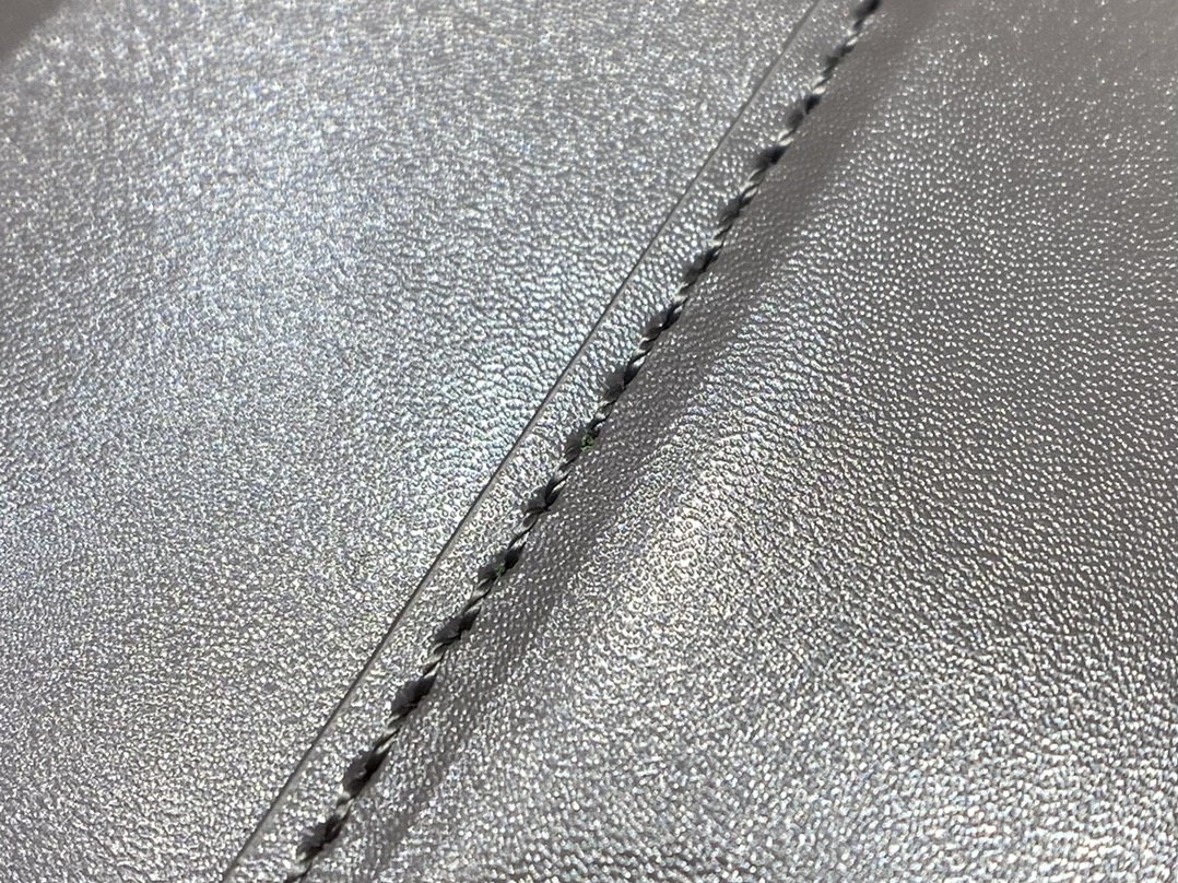 Balenciaga Hourglass S 23CM 平纹纹沙漏包 593546灰色/银扣