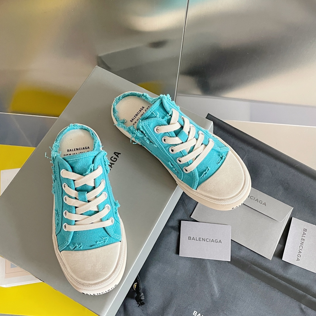 Versión superior: BALENCIAGA Paris, desgastados, graffiti, impresos, sucios, desgastados, zapatos de lona, ​​zapatillas…