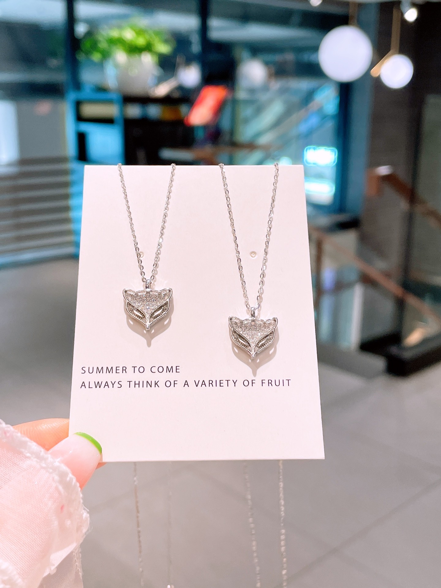 森ガール純銀ネックレスゴールド ウェディングギフト