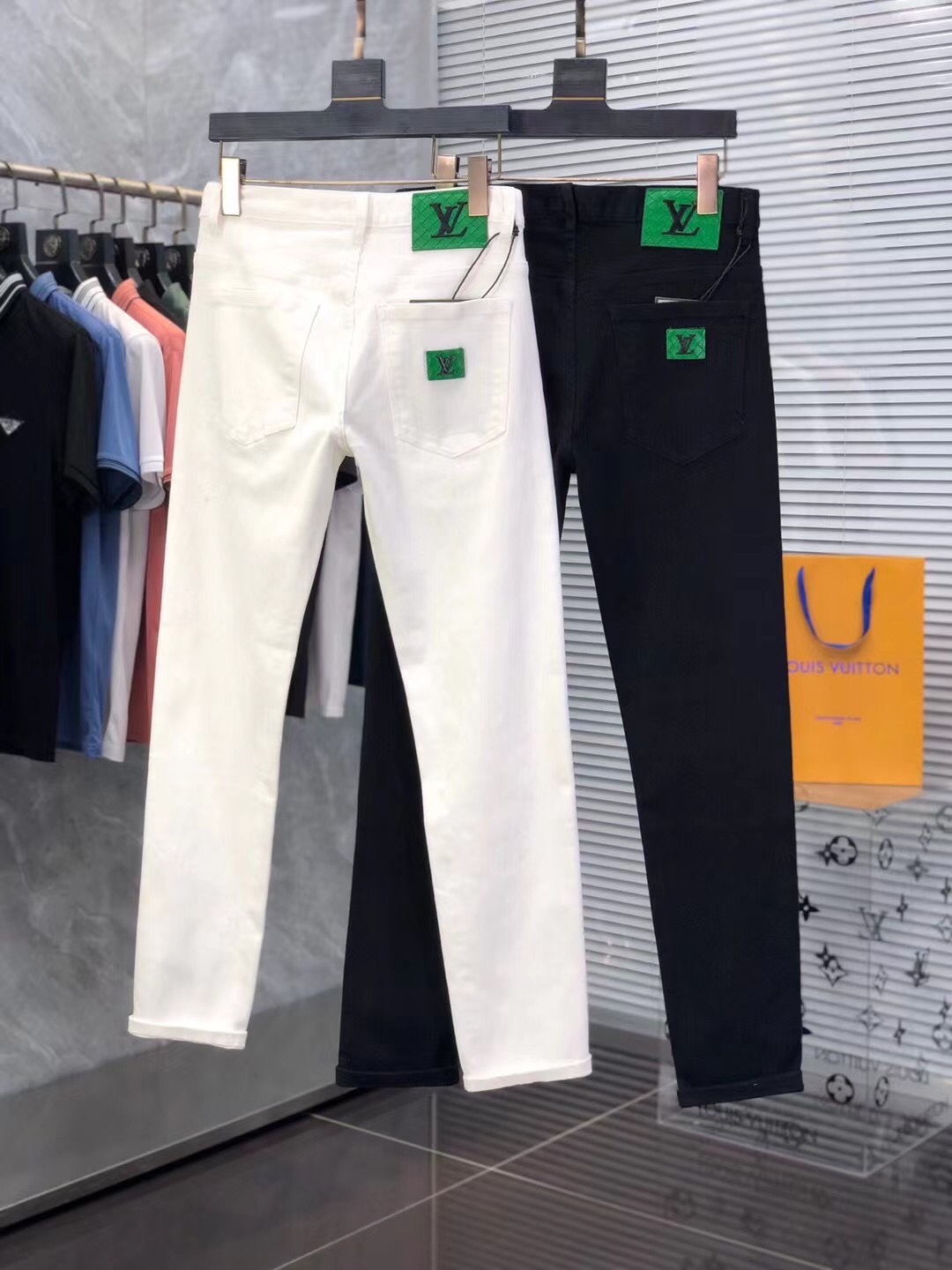 Louis Vuitton Clothing Jeans Denim Spring/Summer Collection Fashion