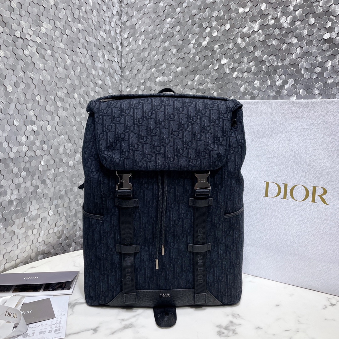 Dior Bags Backpack Beige Black Printing Explorer Casual