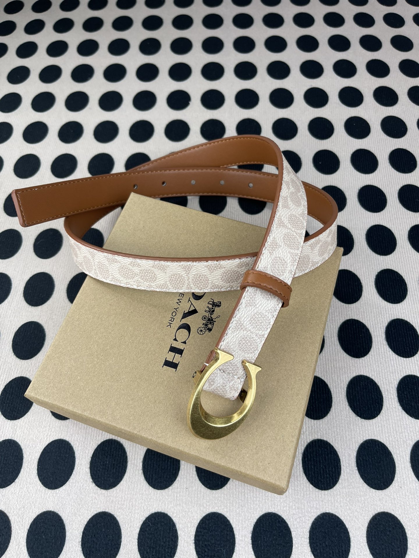 Coach ～新款 到货了coach蔻驰F83960腰带——终于