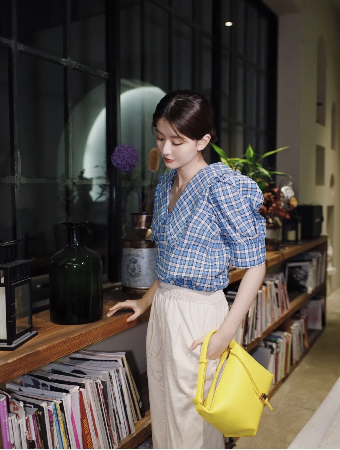 LOEWE罗意威 520情人节限定款 cubi全皮饭盒包 0559黄