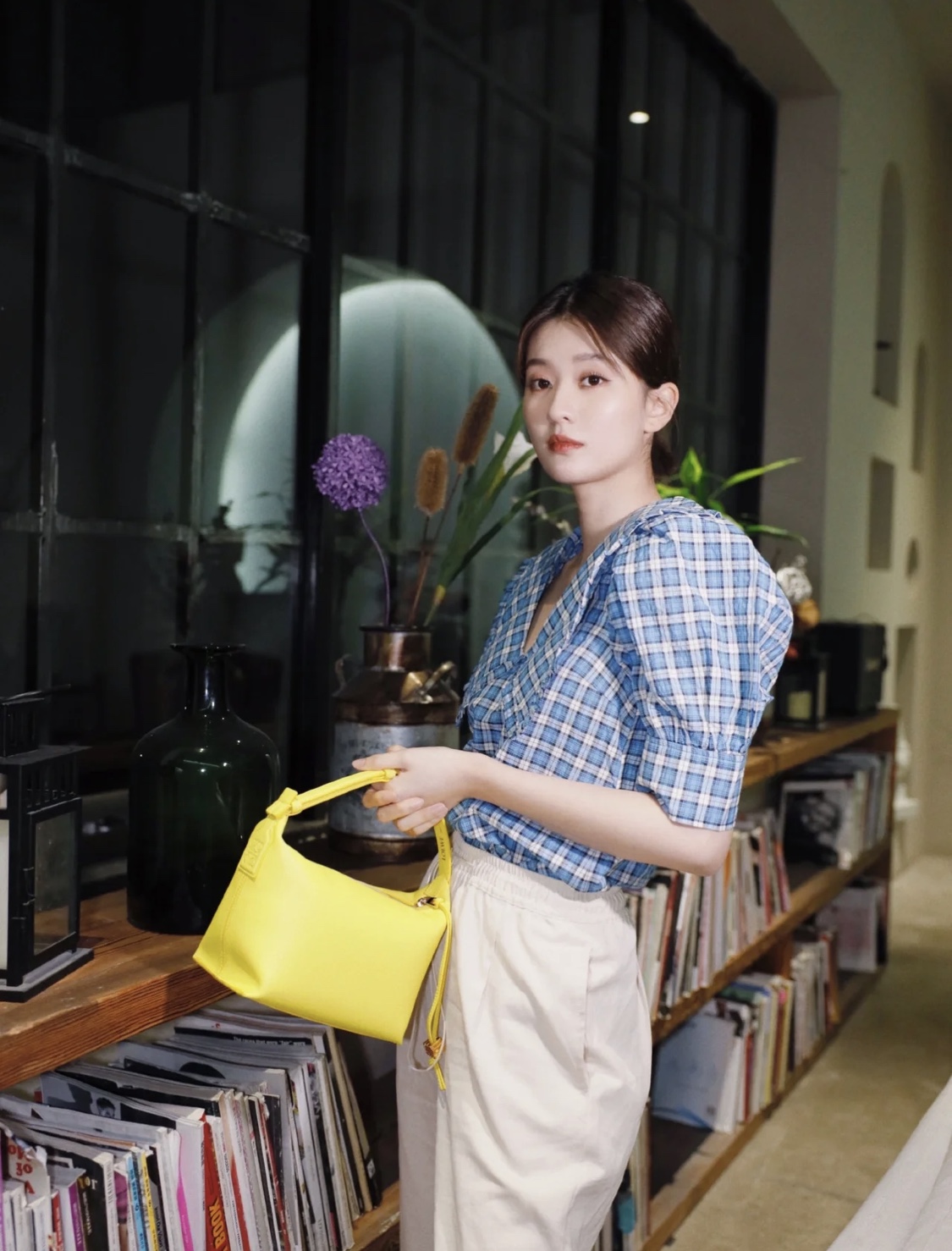 LOEWE罗意威 520情人节限定款 cubi全皮饭盒包 0559黄