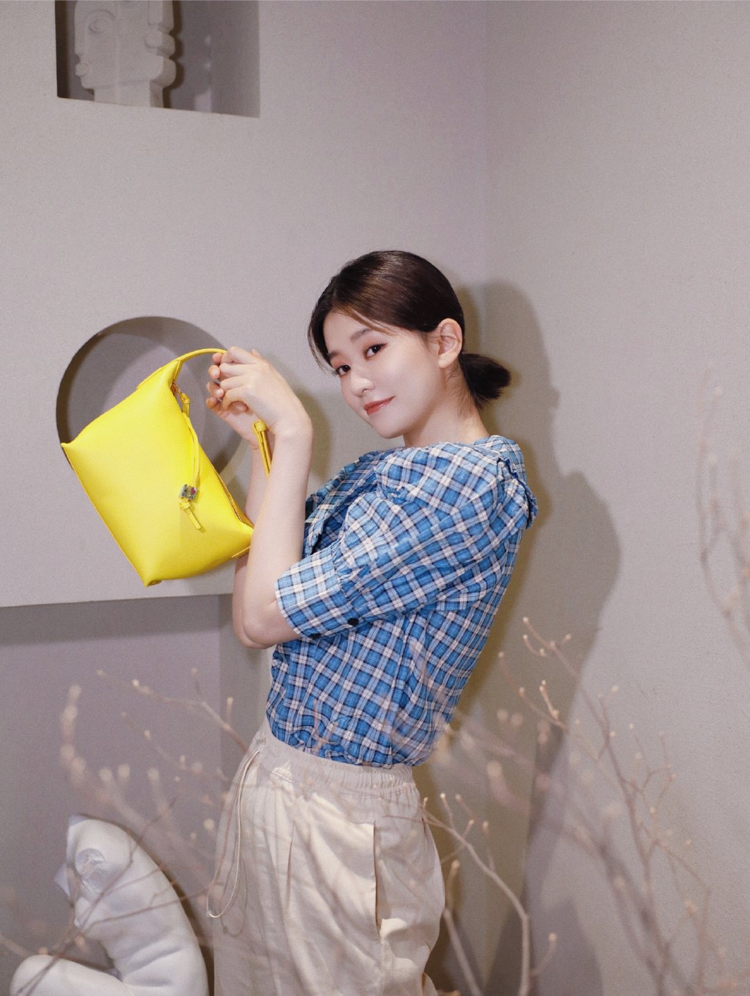 LOEWE罗意威 520情人节限定款 cubi全皮饭盒包 0559黄