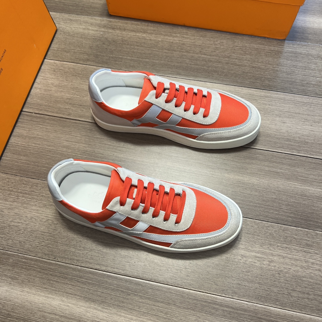 HERMES爱马仕 P I5 -高端品质 原单-原版反绒小牛皮-手掌纹牛皮·品牌帆布布匹车缝品牌H图腾-内里·垫脚：顶级牛皮-原版TPR·橡胶·双色成型大底-优质反绒牛皮/品牌帆布：凸显高端·贵气·档次-