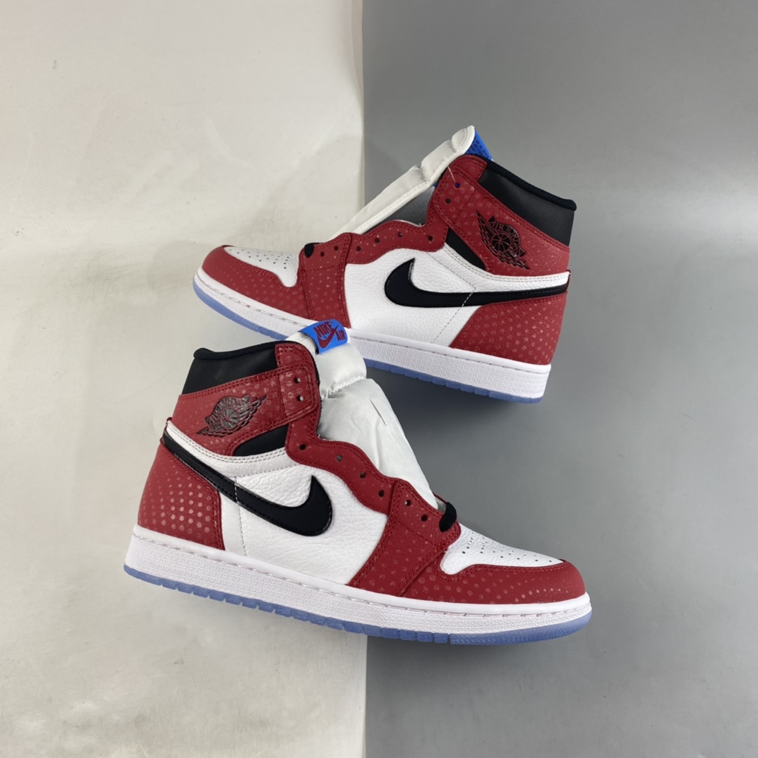 P420  AirJordan 1 Retro High OG ”Origin Story” 新版芝加哥/蜘蛛侠 555088-602