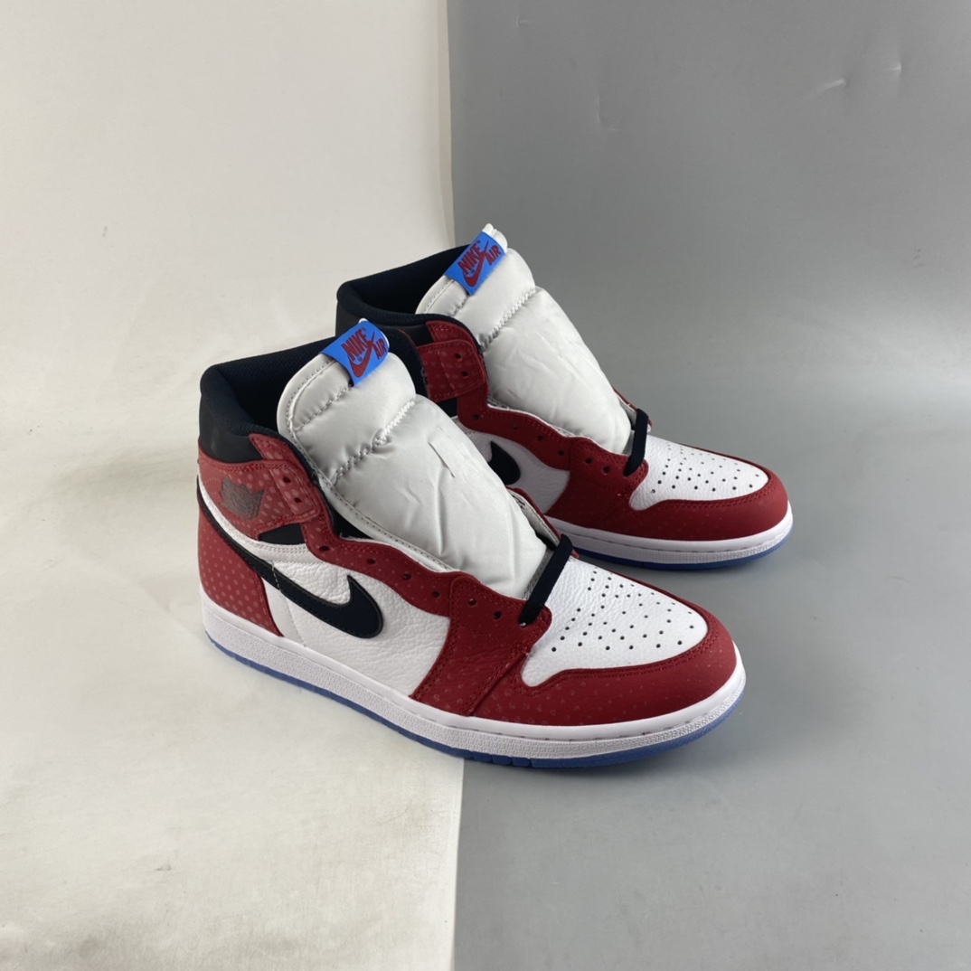 P420  AirJordan 1 Retro High OG ”Origin Story” 新版芝加哥/蜘蛛侠 555088-602