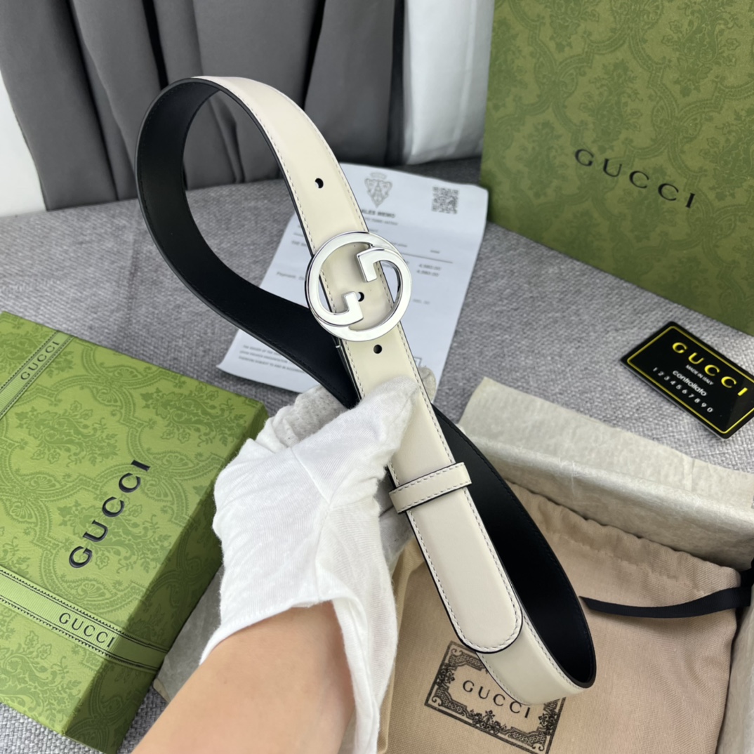 Luxury Calf Skin Collection with Double-G Logo for Hollywood Fashion Show - 图片 1