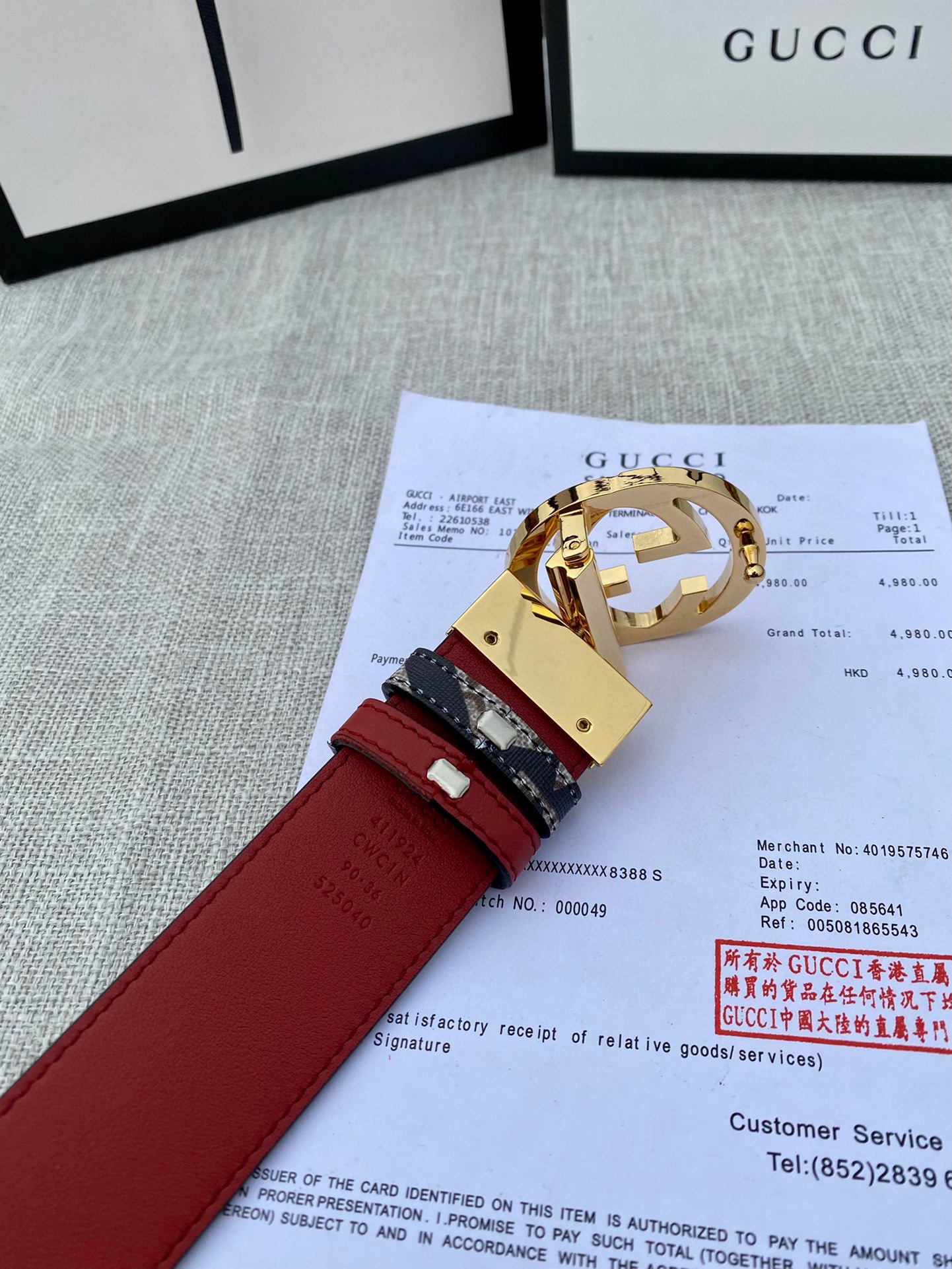 宽度4.0cmgucci最新款双面腰
