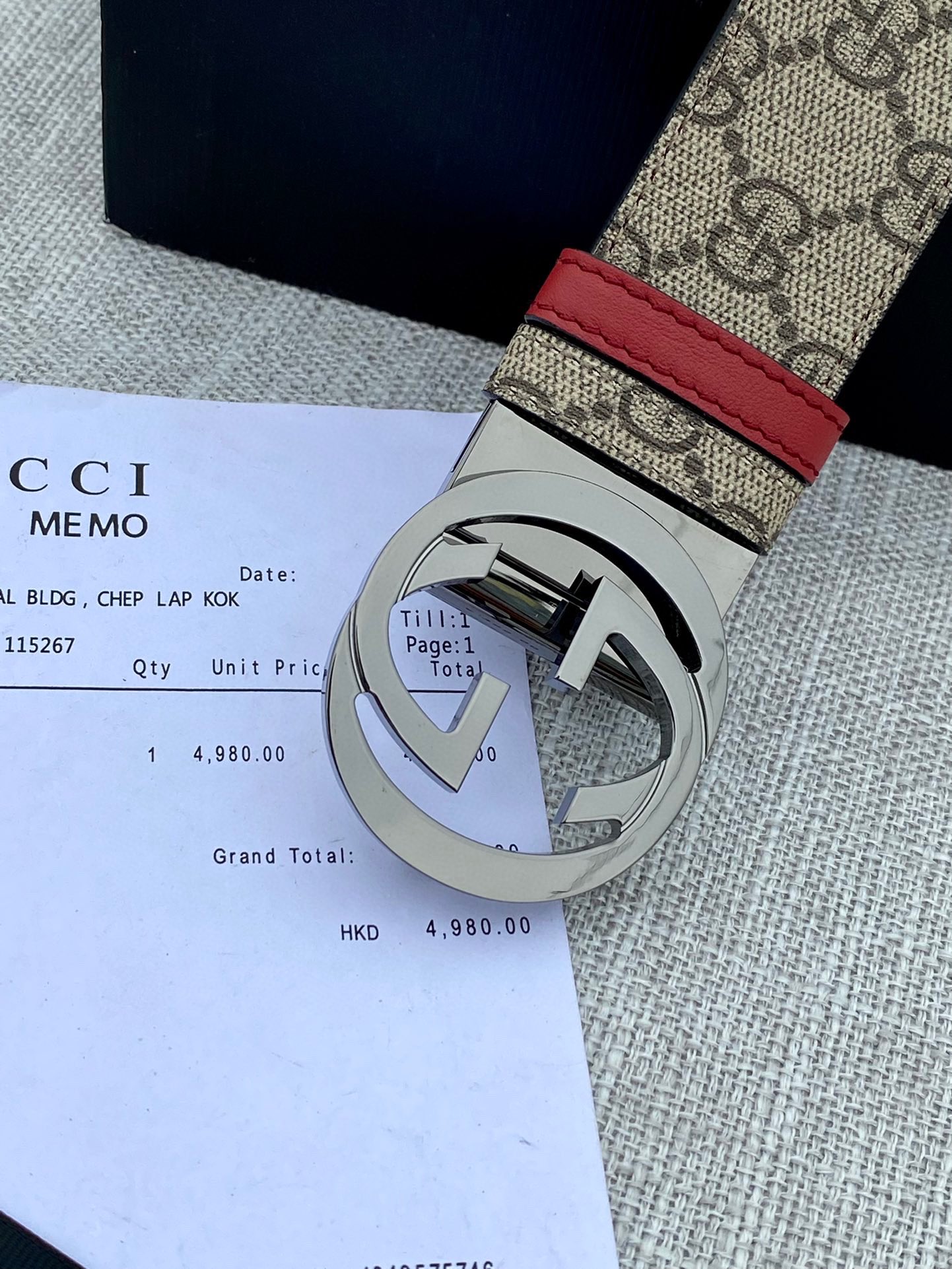 宽度4.0cmgucci最新款双面腰