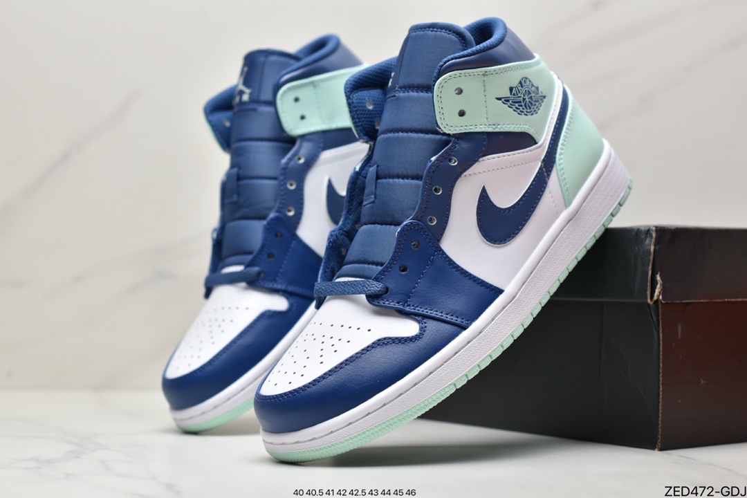 260 耐克Nike Wmns Air Jordan 1 Mid GS”Multcolor”AJ1乔丹一代