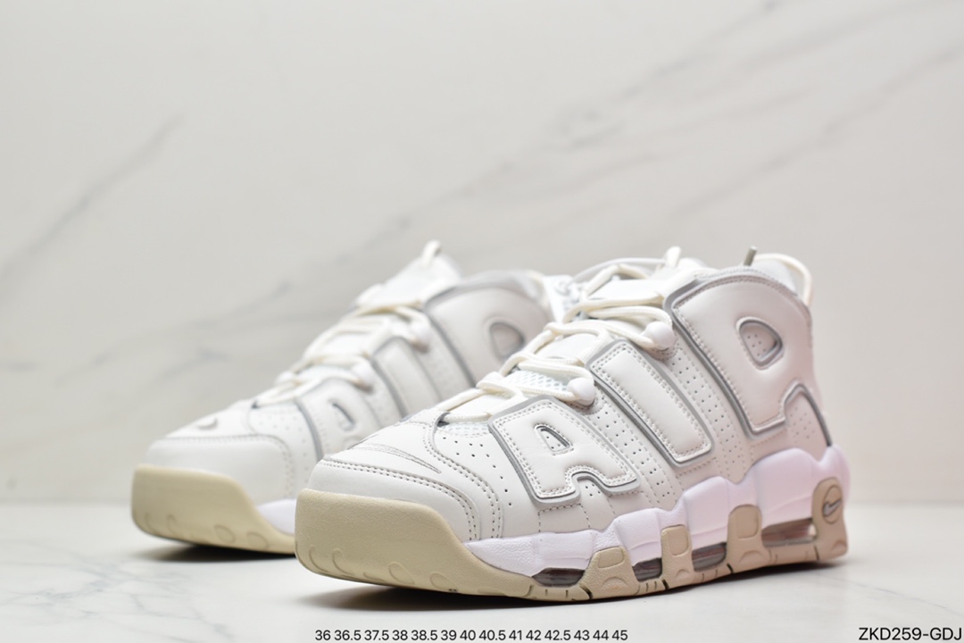 270 Air More Uptempo 代表着历史最高版本皮蓬原盒原标DM1023