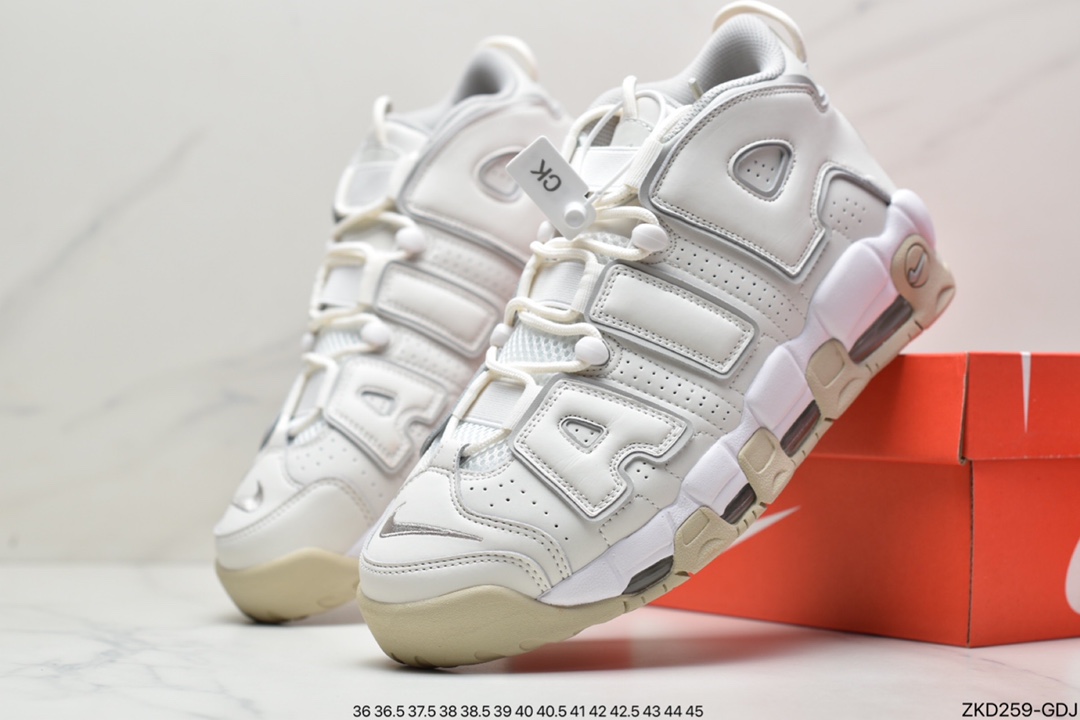 270 Air More Uptempo 代表着历史最高版本皮蓬原盒原标DM1023
