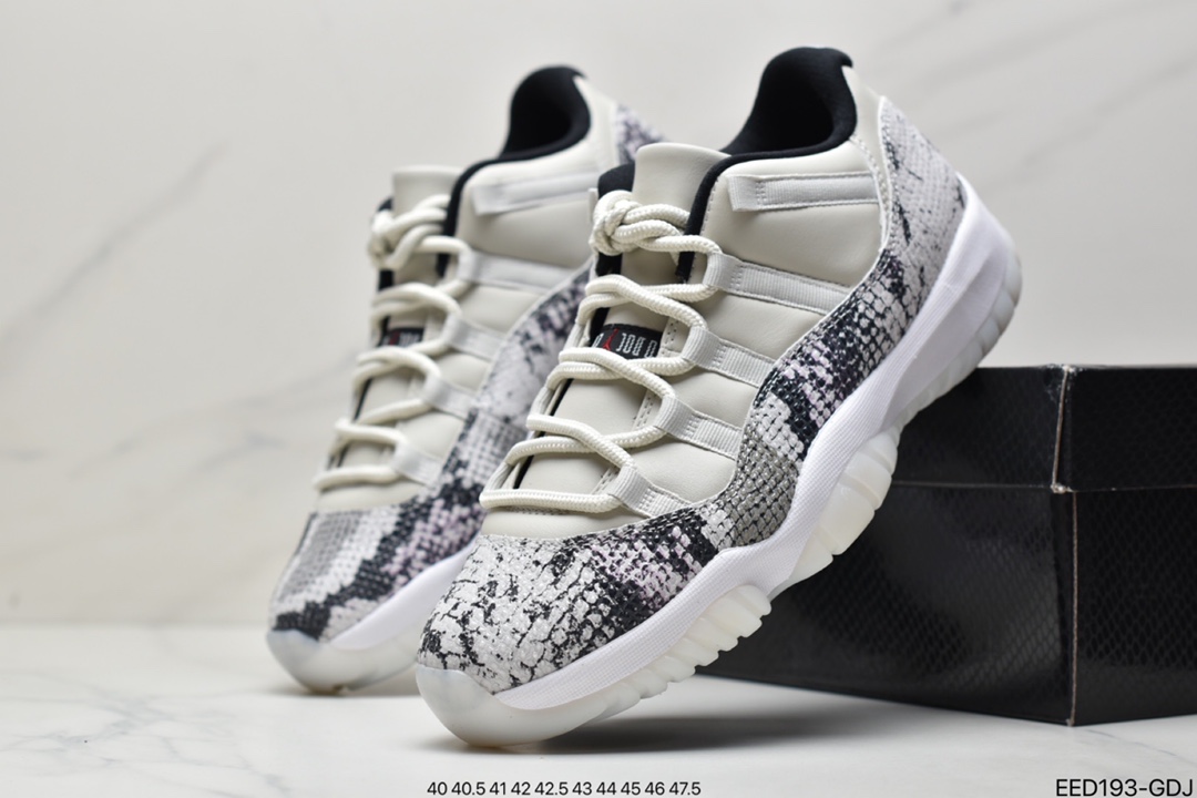 370 耐克Nike Air Jordan 11 Retro Low”Concord Bred”AJ11“ 黑红康扣黑白红”528895