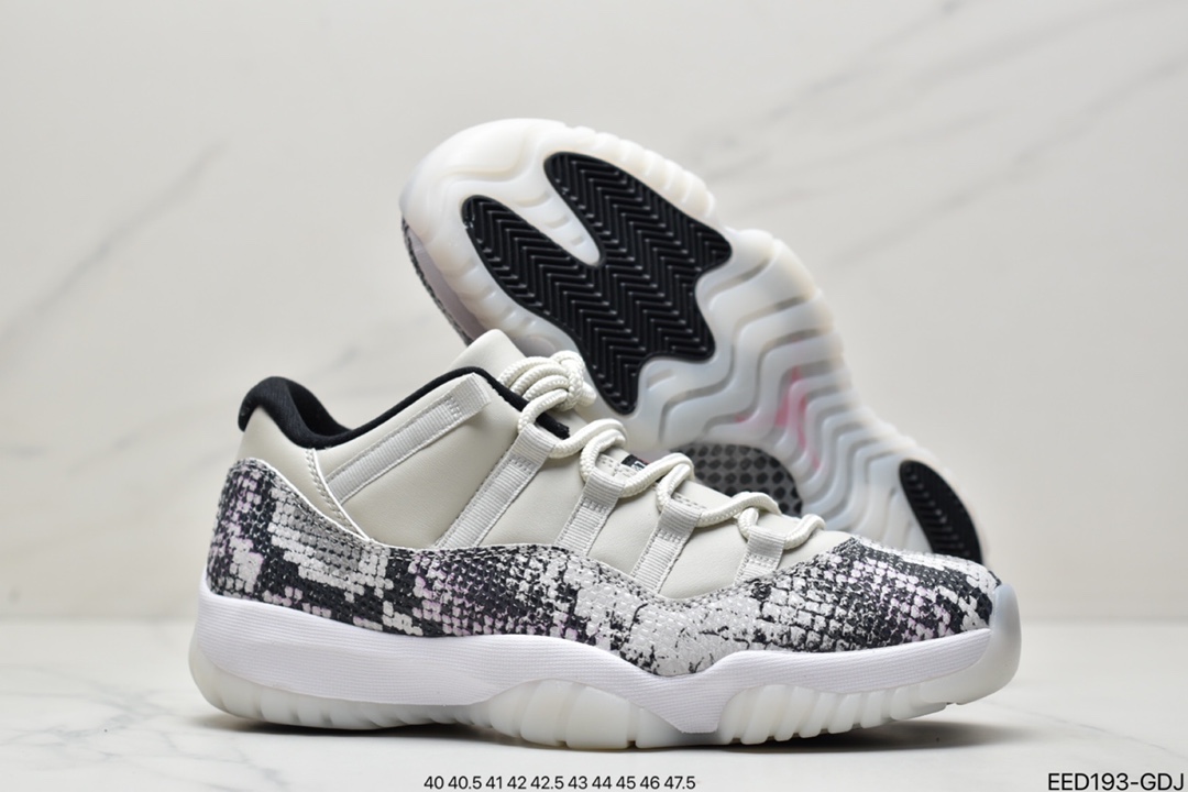 370 耐克Nike Air Jordan 11 Retro Low”Concord Bred”AJ11“ 黑红康扣黑白红”528895