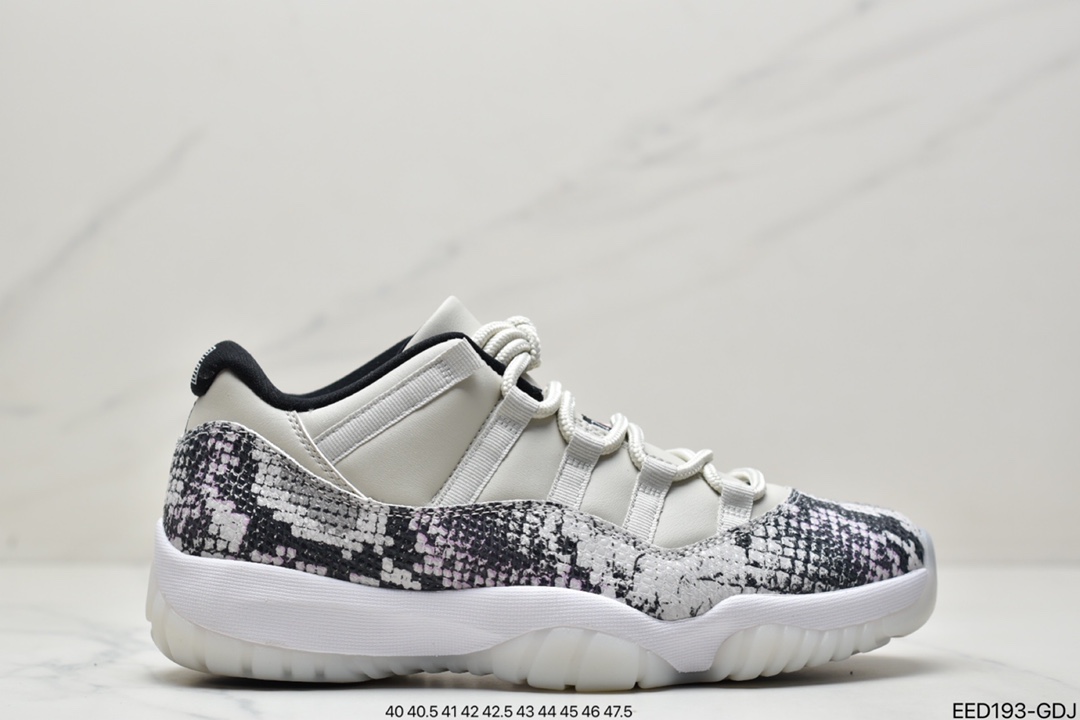 370 耐克Nike Air Jordan 11 Retro Low”Concord Bred”AJ11“ 黑红康扣黑白红”528895