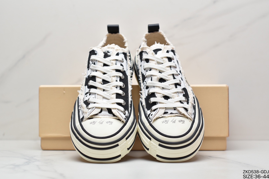 270 吴建豪个人新锐品牌xVESSEL G.O.P Mule Slip On 增高板鞋