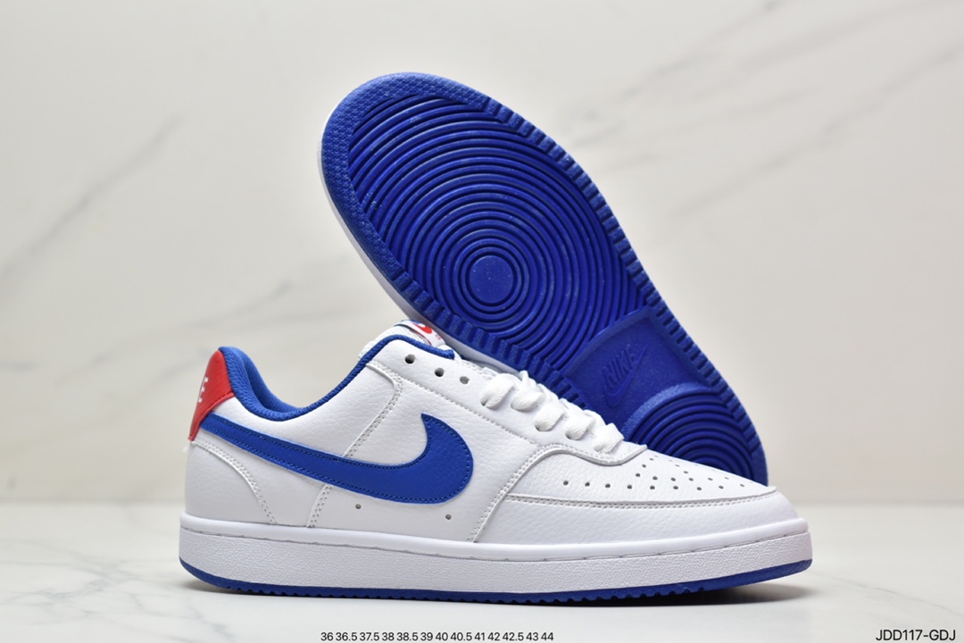 120 耐克Nike Court Borough Low 2”Grey/White/Lake Blue”学院系列板鞋BQ5448