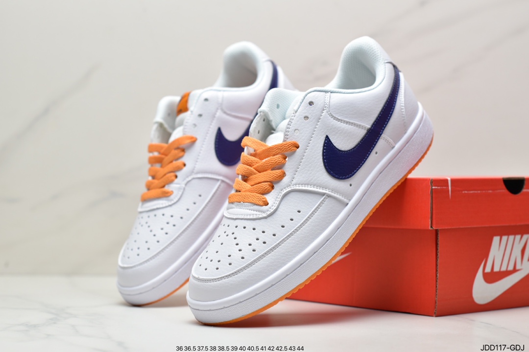 120 耐克Nike Court Borough Low 2”Grey/White/Lake Blue”学院系列板鞋BQ5448