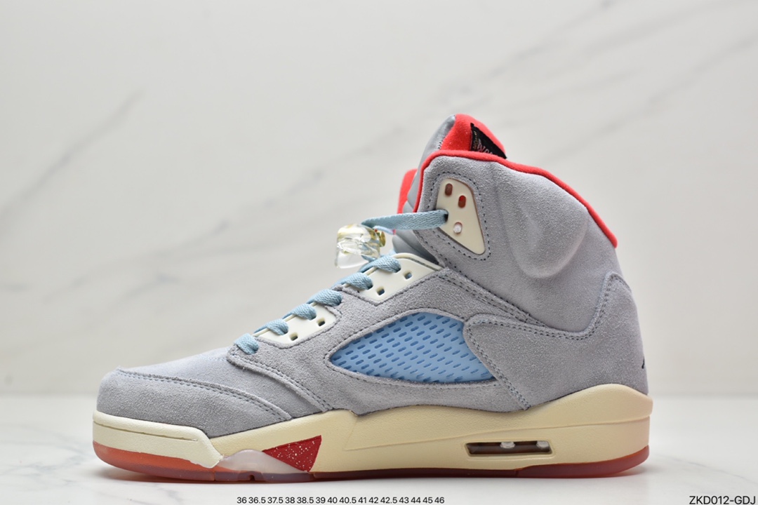 270 乔丹/Air Jordan  aj5 AJ5 乔丹5代 乔5 乔丹5 Trophy Room x Air Jordan 5 “Ice Blue” CI1899-400