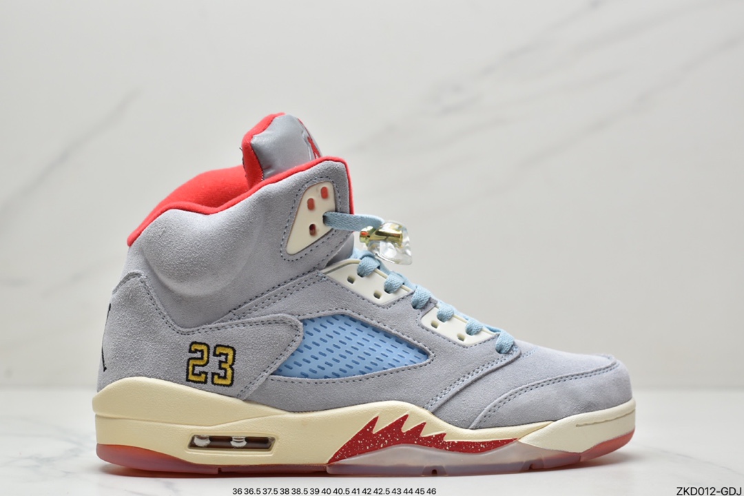 270 乔丹/Air Jordan  aj5 AJ5 乔丹5代 乔5 乔丹5 Trophy Room x Air Jordan 5 “Ice Blue” CI1899-400
