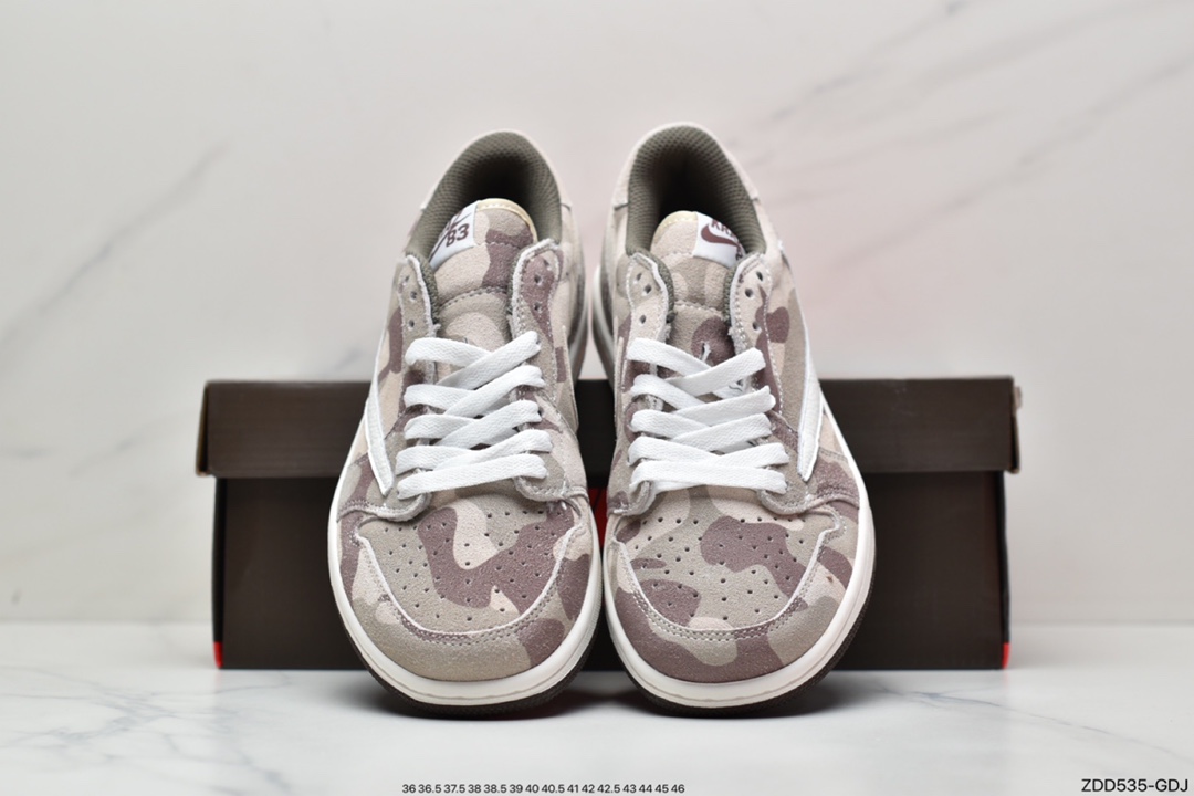 230 Travis Scott x Fragment x Air Jordan 1 Low 低帮 DM7866-128