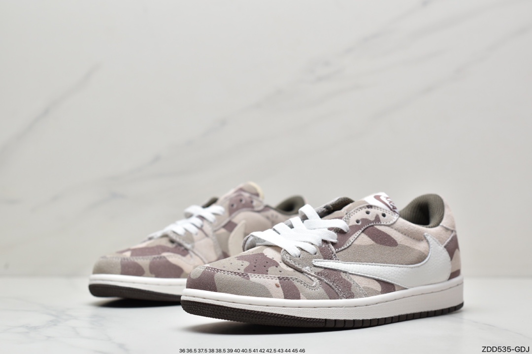 230 Travis Scott x Fragment x Air Jordan 1 Low 低帮 DM7866-128