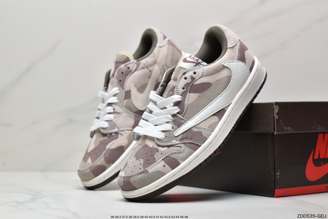 230 Travis Scott x Fragment x Air Jordan 1 Low 低帮 DM7866-128