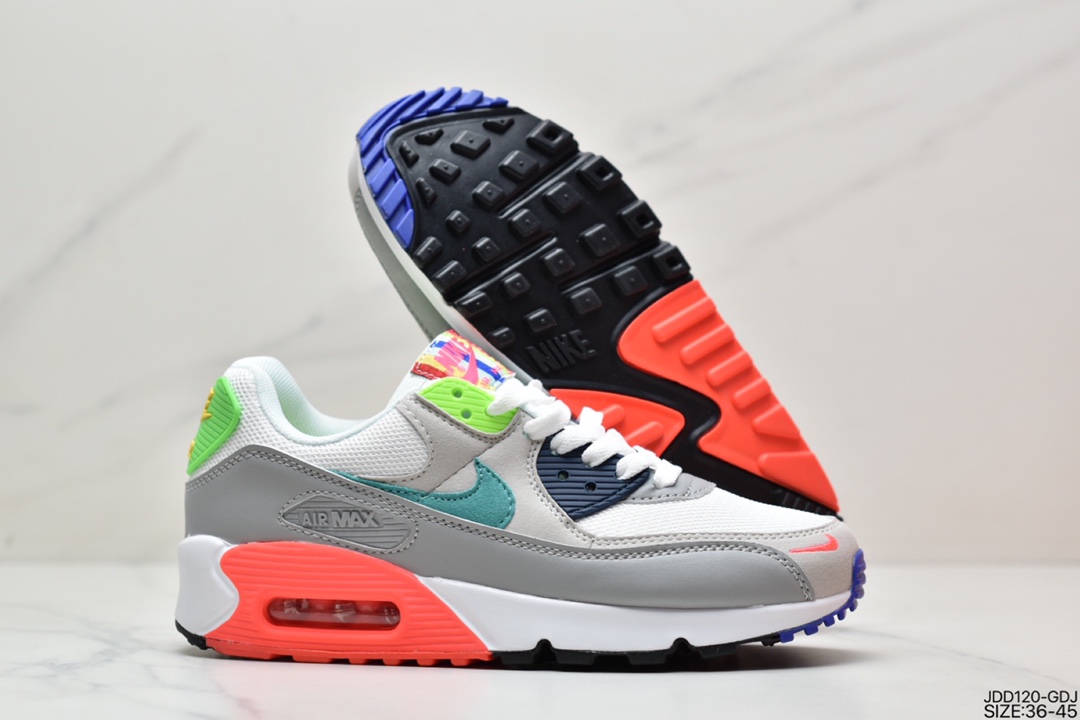 120 耐克NIKE AIR MAX90 FlyEase MAX90经典款复古缓震气垫跑步鞋 DA5562