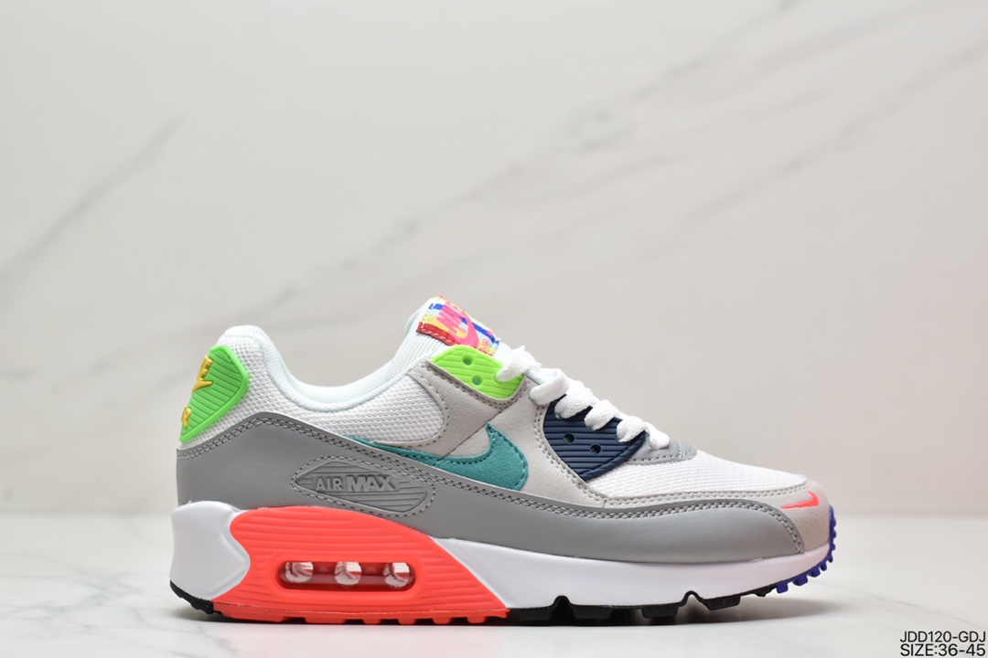 120 耐克NIKE AIR MAX90 FlyEase MAX90经典款复古缓震气垫跑步鞋 DA5562
