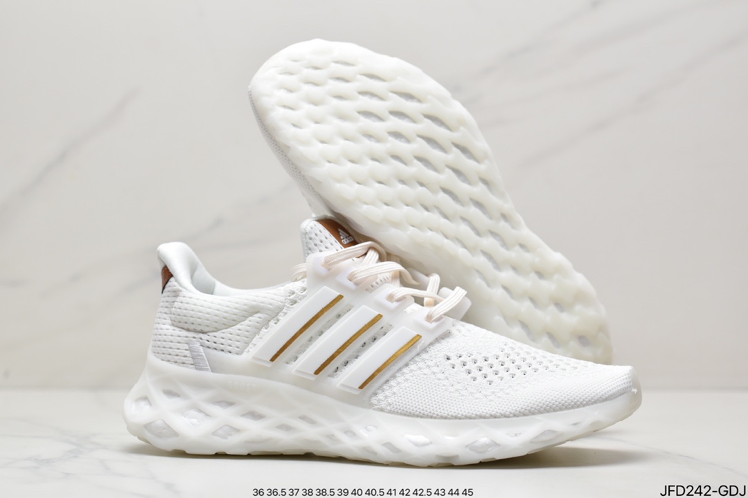 170 阿迪达斯ULTRABOOST WER DNA针织透气鞋面真爆大底复古跑鞋GY8081
