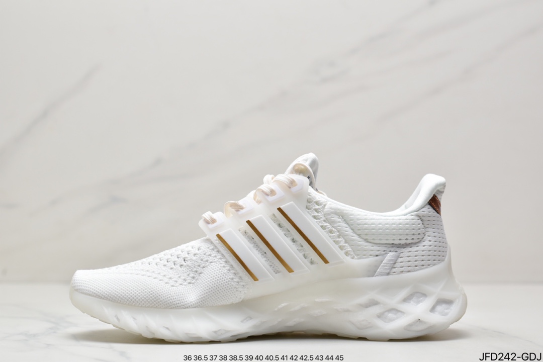 170 阿迪达斯ULTRABOOST WER DNA针织透气鞋面真爆大底复古跑鞋GY8081
