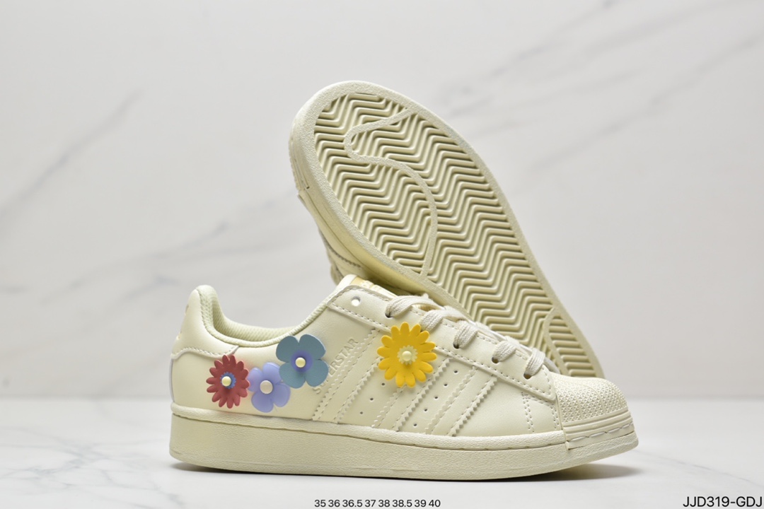 130  Originals Superstar”White/Black/Gold”贝壳头运动板鞋