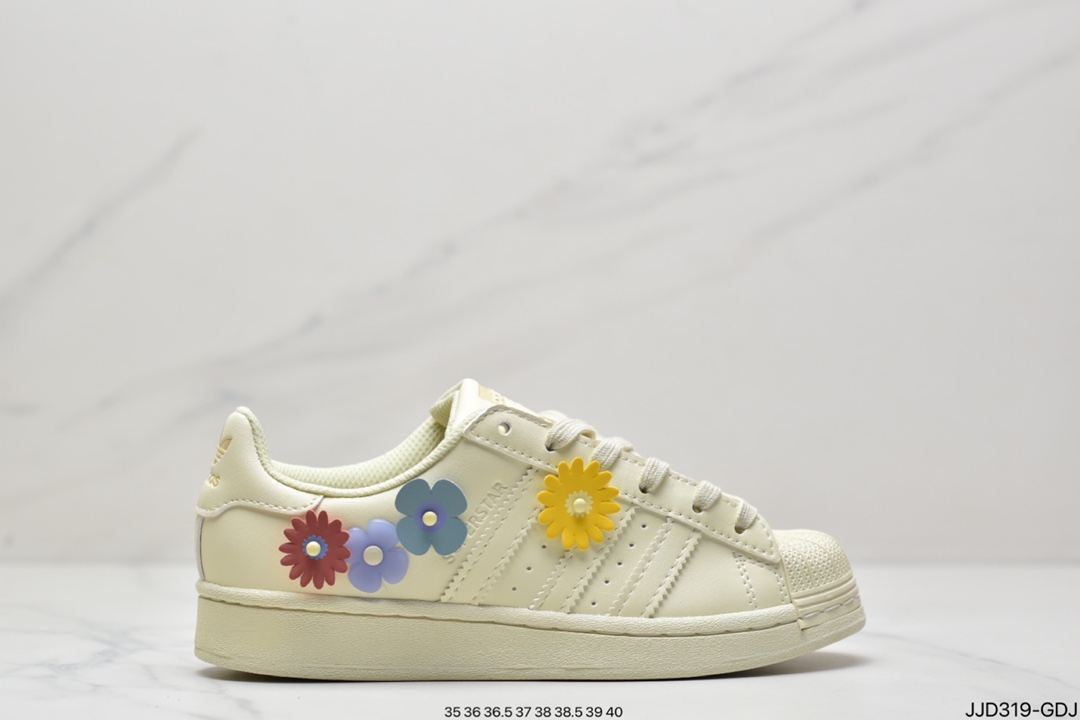 130  Originals Superstar”White/Black/Gold”贝壳头运动板鞋