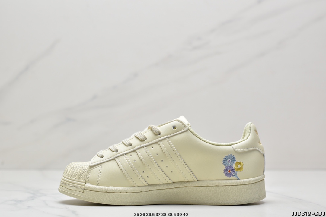 130  Originals Superstar”White/Black/Gold”贝壳头运动板鞋