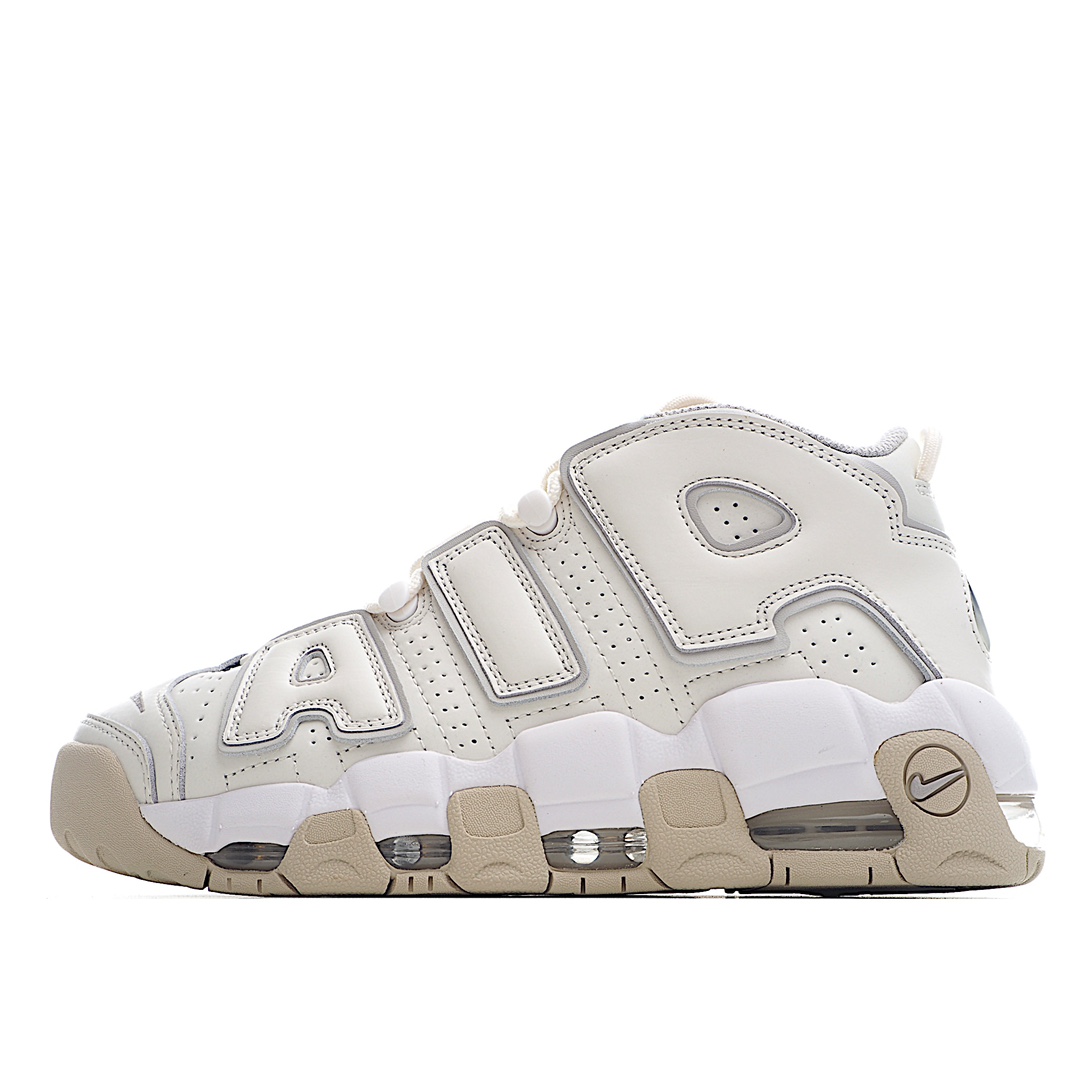 H0 .WY公司级 Nike Air More Uptempo OG耐克 皮蓬全掌气垫篮球鞋原楦原档案开发版型采用一致牛培革鞋面材质市面最为修正全掌真气垫模具可视全掌透明中底气垫