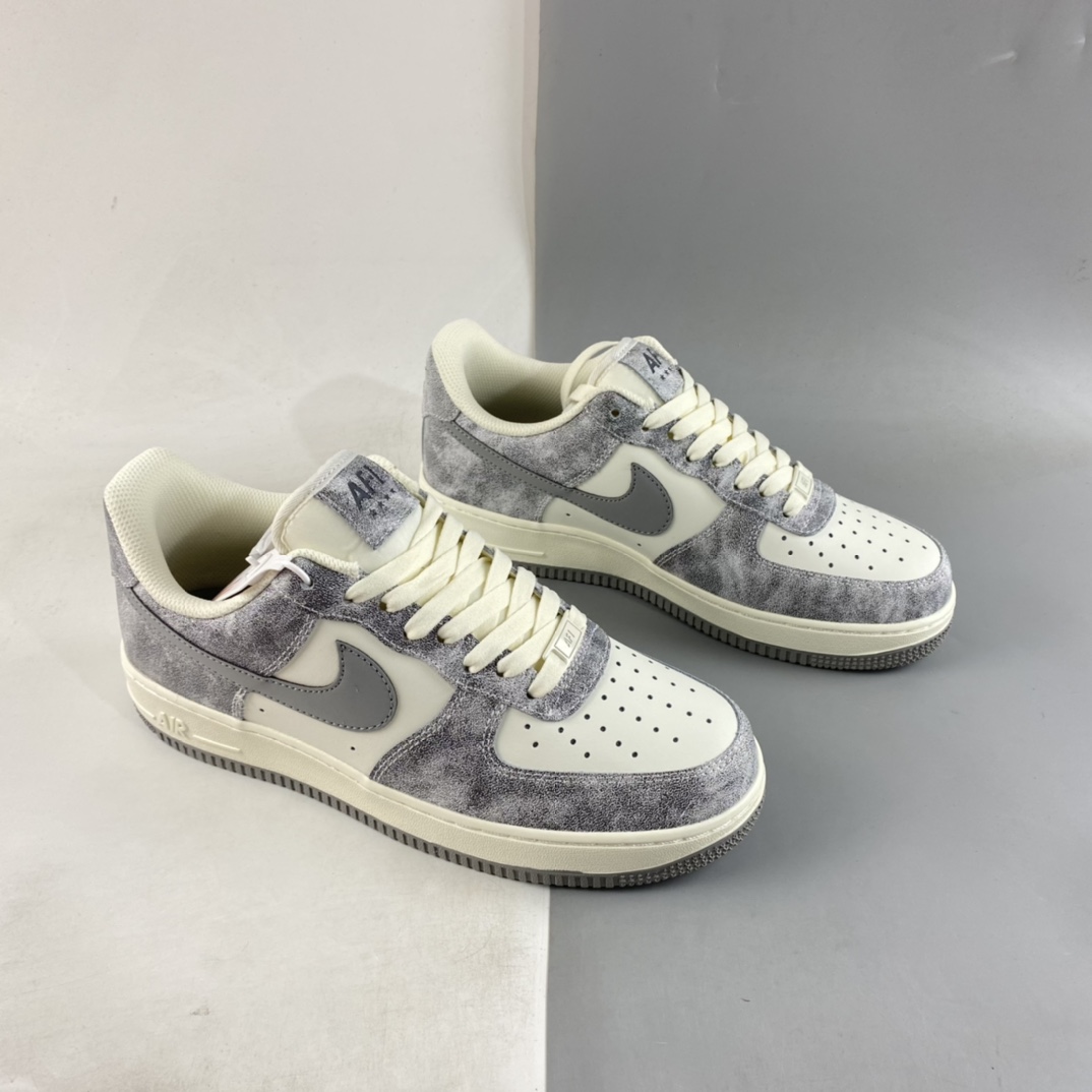P240 Nike Air Force 1’07 Low 岩石灰配色 空军一号低帮休闲板鞋 BL5866-901